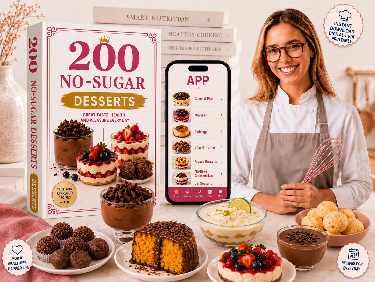 200 Guilt-Free Zero Sugar Desserts